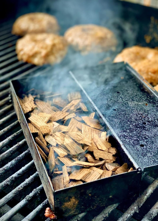 BBQ Premium Wood Smoking Chips Variety Pack - Elevate Your Grilling with Cherry, Hickory, Mesquite, and Pecan Flavors