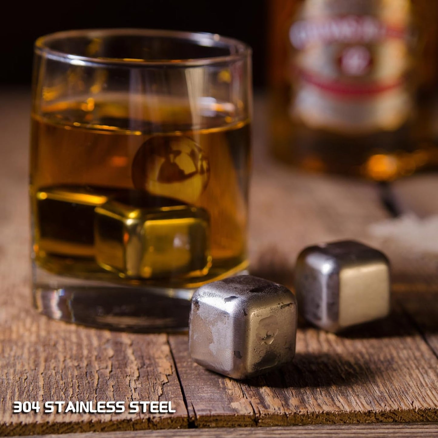 Elevate Your Drinking Experience with Our 16-Piece Whiskey Stones Set – Includes Granite Rocks, Stainless Steel Ice Cubes, and Whiskey Balls – Perfect Gift for Men, Dads, and Husbands!