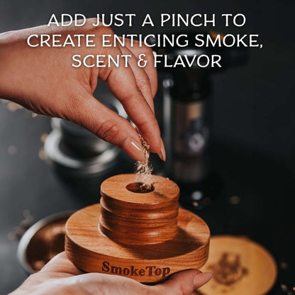 Elevate Your Cocktails with Smoketop® 4Oz Hickory Cocktail Smoker Chips - Perfect for Old Fashioned, Whiskey &amp; Bourbon Enthusiasts - 800 Uses Made in the USA