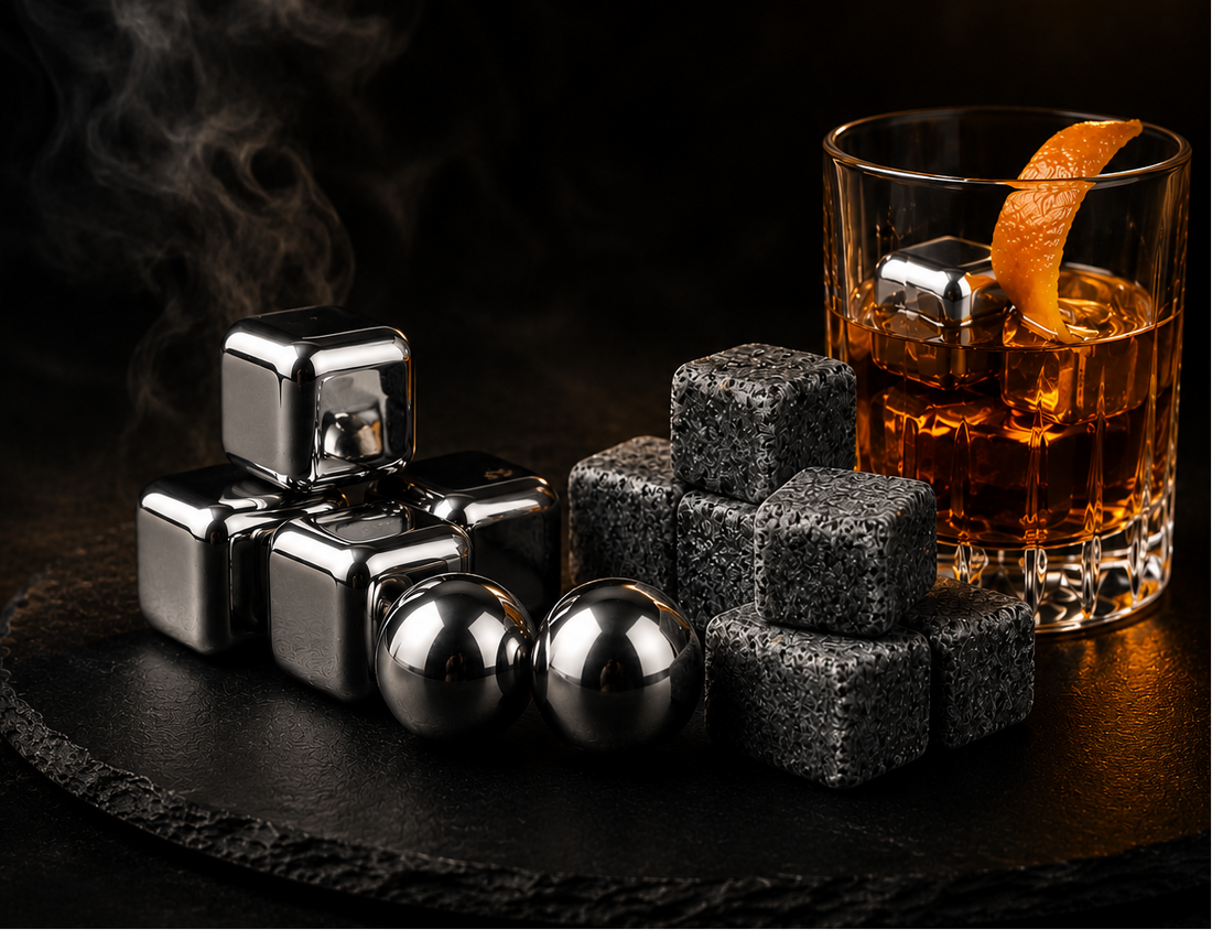 whiskey stones gift set