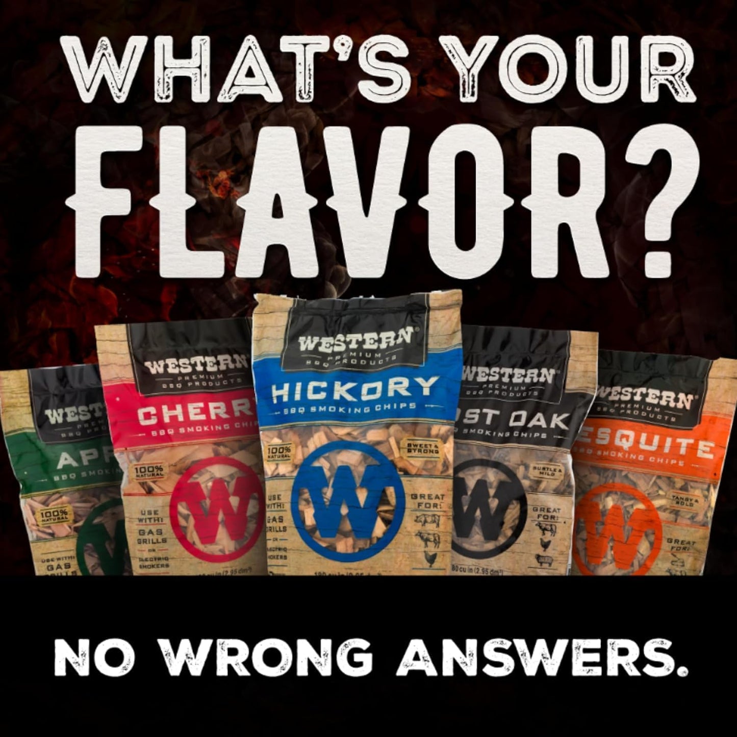 BBQ Premium Wood Smoking Chips Variety Pack - Elevate Your Grilling with Cherry, Hickory, Mesquite, and Pecan Flavors