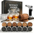 Unleash Bold Flavors with the Whiskey Smoker Kit – Complete Cocktail Smoker Set Featuring Torch, 6 Wood Chip Flavors, 2 Whiskey Glasses & 2 Ice Ball Molds – Perfect Gift for Men, Dads, and Husbands!