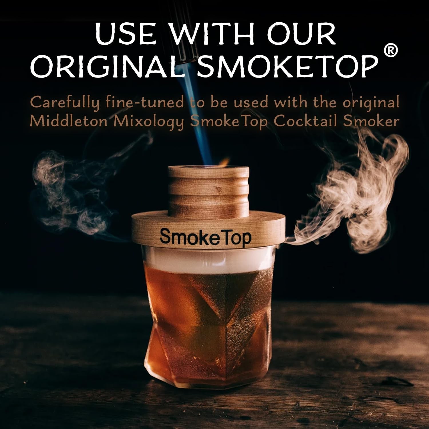 Elevate Your Cocktails with Smoketop® 4Oz Hickory Cocktail Smoker Chips - Perfect for Old Fashioned, Whiskey & Bourbon Enthusiasts - 800 Uses Made in the USA