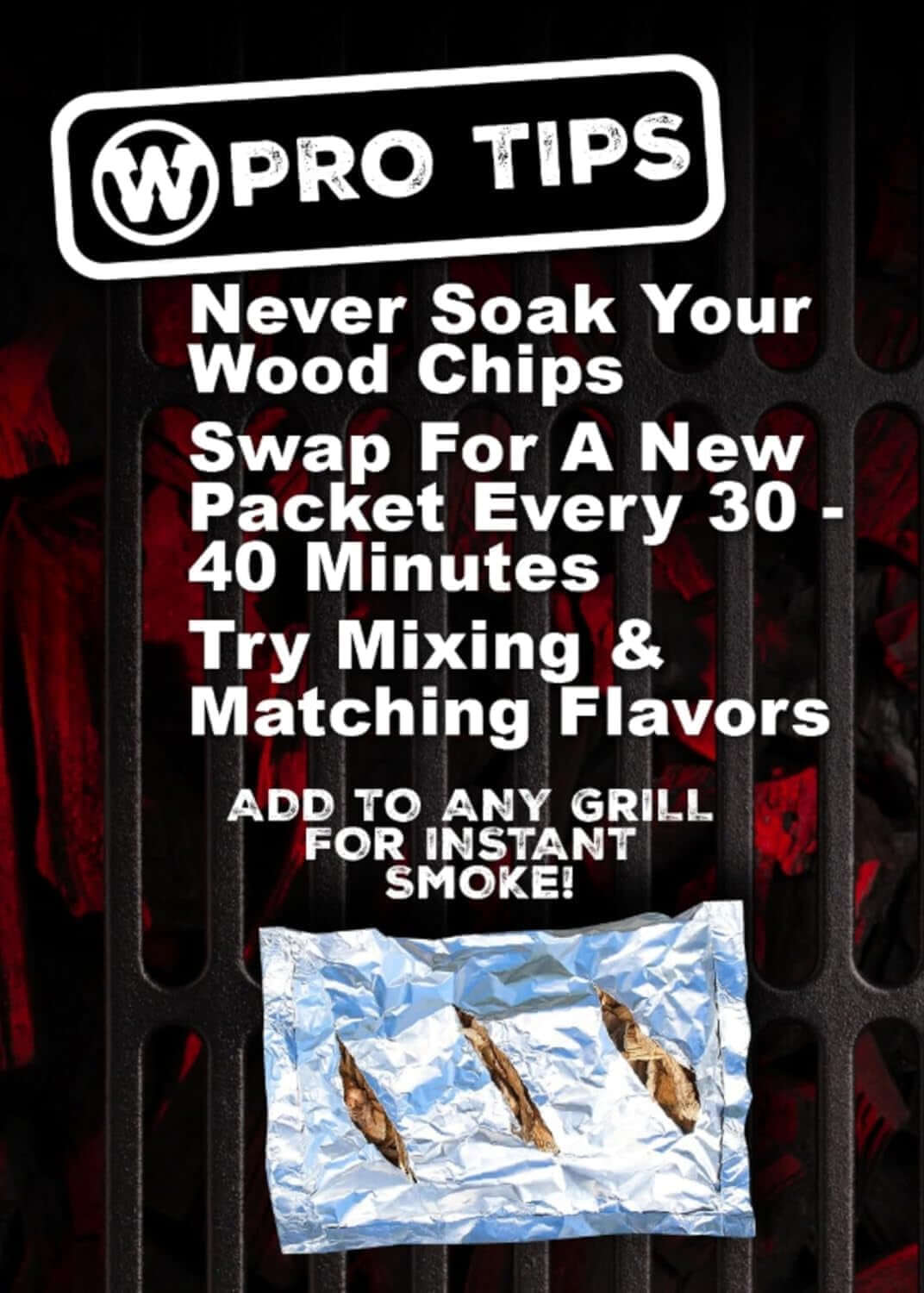 BBQ Premium Wood Smoking Chips Variety Pack - Elevate Your Grilling with Cherry, Hickory, Mesquite, and Pecan Flavors